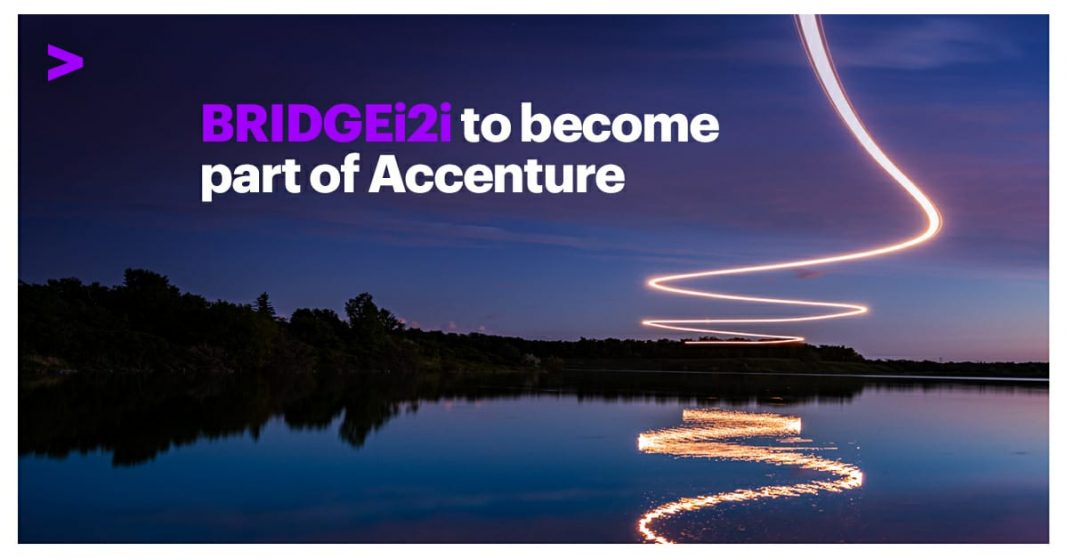 Artificial intelligence firm BRIDGEi2i acquired by Accenture