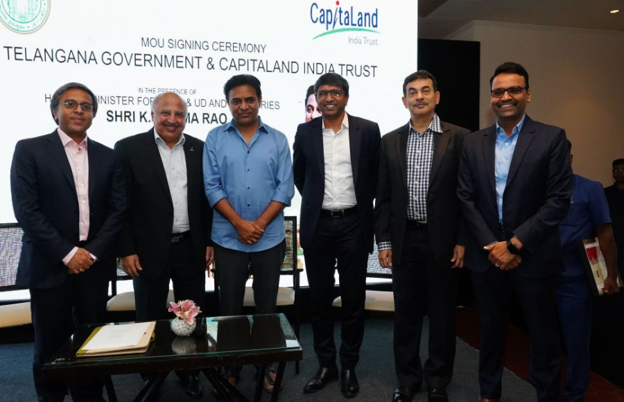 CapitaLand India Trust signs MoU with Telangana Government to establish data centre in Hyderabad