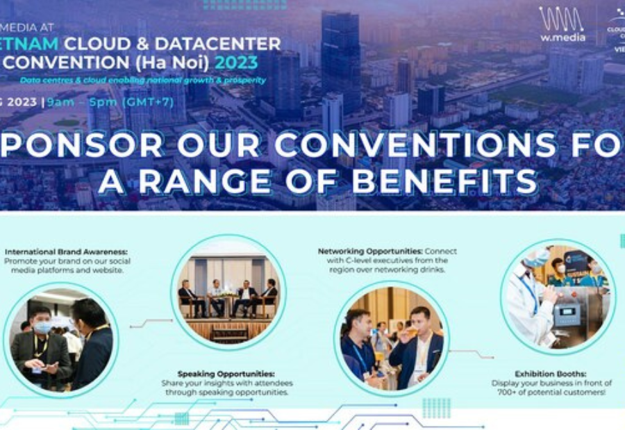 W.Media Vietnam Cloud & Datacenter Convention Hanoi 2023 is back!