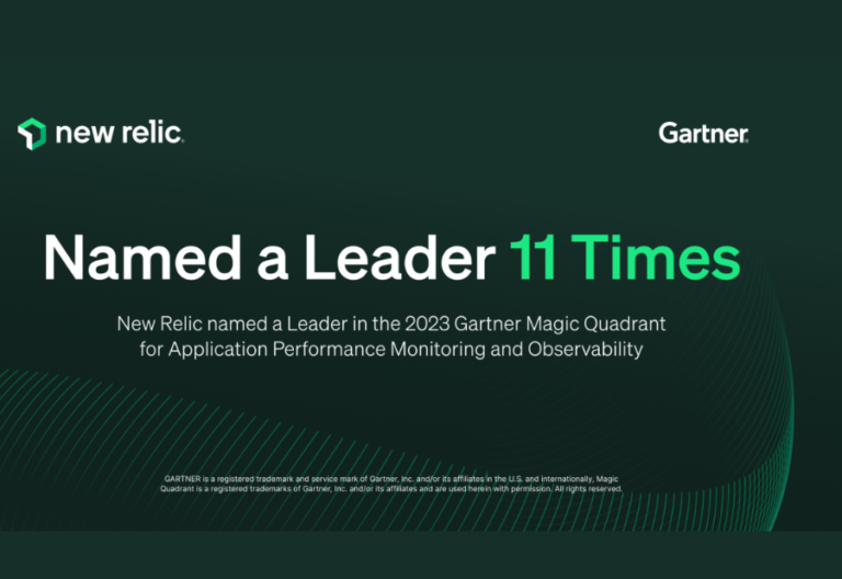New Relic named leader in 2023 Gartner Magic Quadrant for APM and observability for the 11th consecutive time