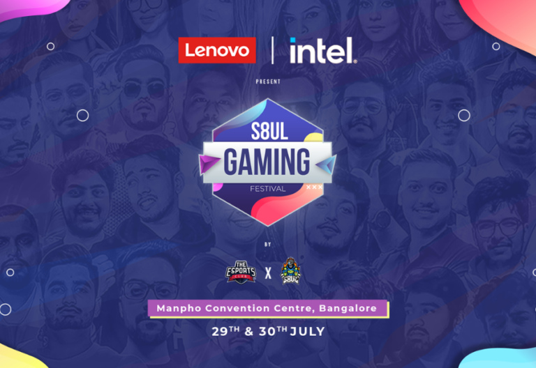 Lenovo and Intel sponsored Indian esports team S8UL’s first ever two-day Gaming Festival