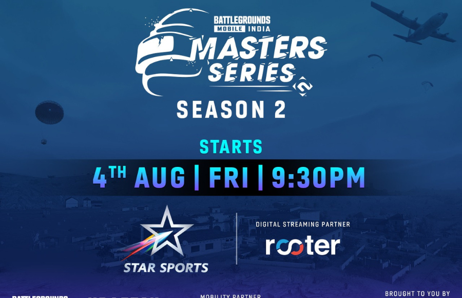 Nodwin Gaming and Star Sports announce BGMS Season 2 with Rooter as the digital streaming partner