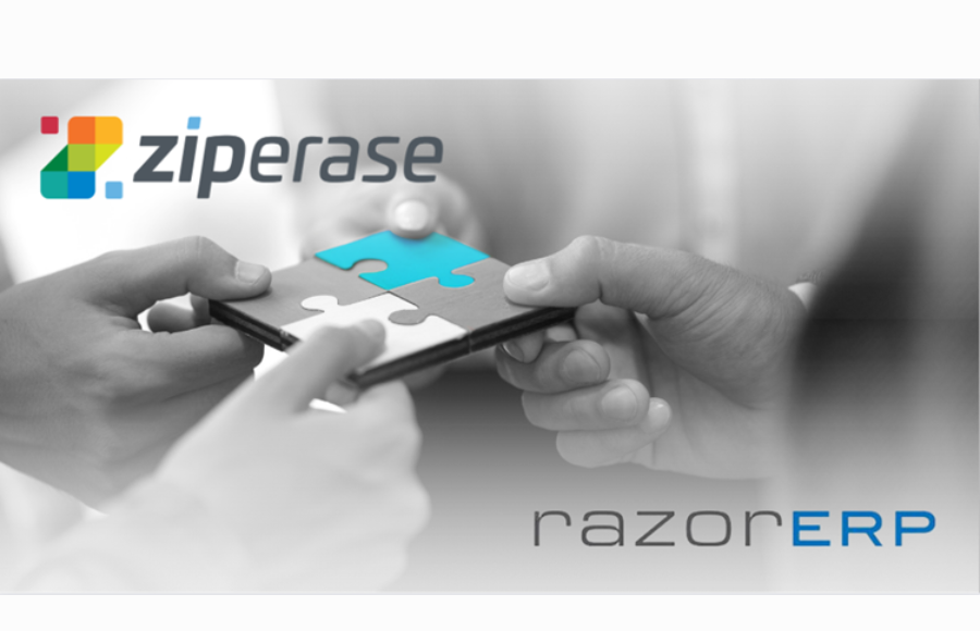 Ziperase Data Erasure teams up with RazorERP