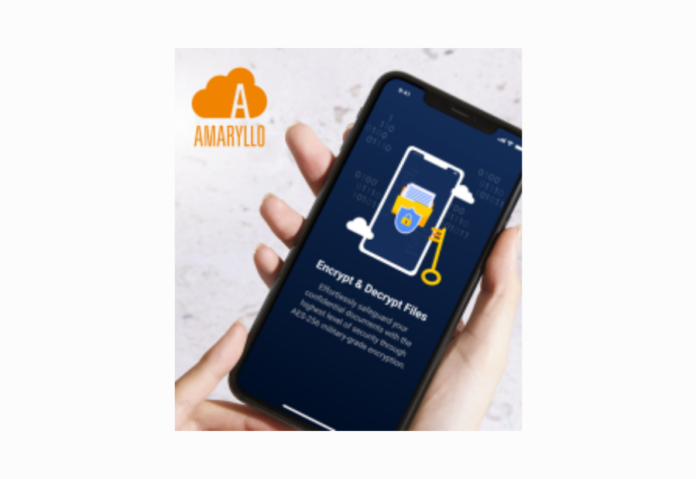 Amaryllo launches a revolutionary encryption app with private cloud storage, empowered by blockchain technology Amaryllo launches a revolutionary encryption app with private cloud storage, empowered by blockchain technology