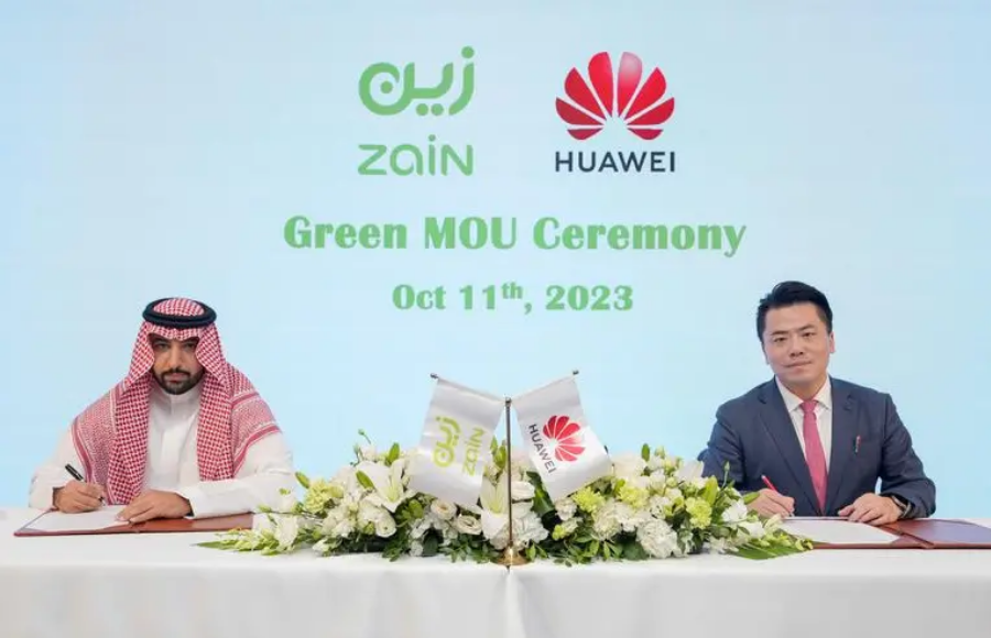 Zain KSA and Huawei sign MoU to promote green technology