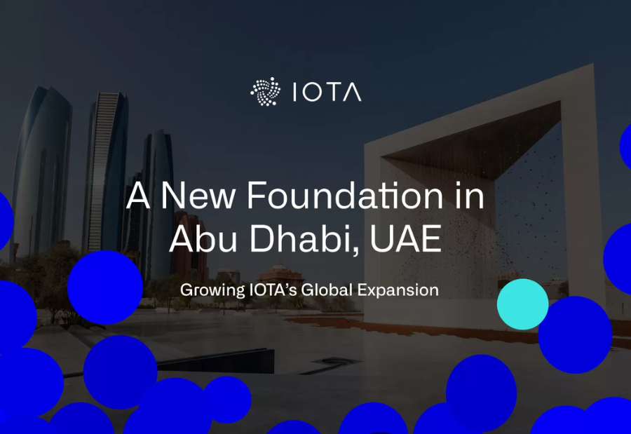 IOTA Establishes a $100 Million Foundation in Abu Dhabi to Build a Digital Network