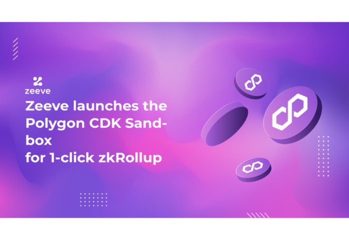 Zeeve launches the Polygon CDK Sandbox for 1-click zkRollup deployment Zeeve launches the Polygon CDK Sandbox for 1-click zkRollup deployment