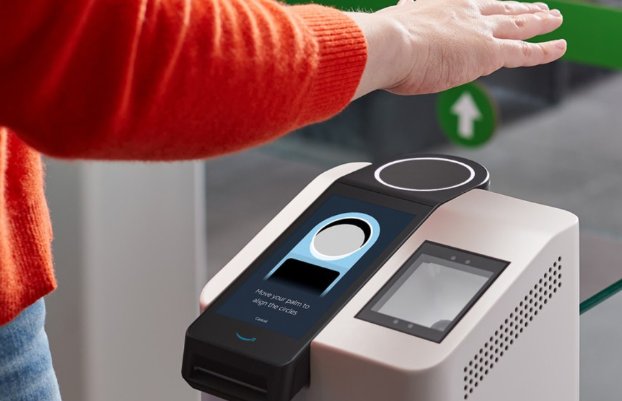 Amazon wants companies to let workers enter the office using its palm-scanning technology