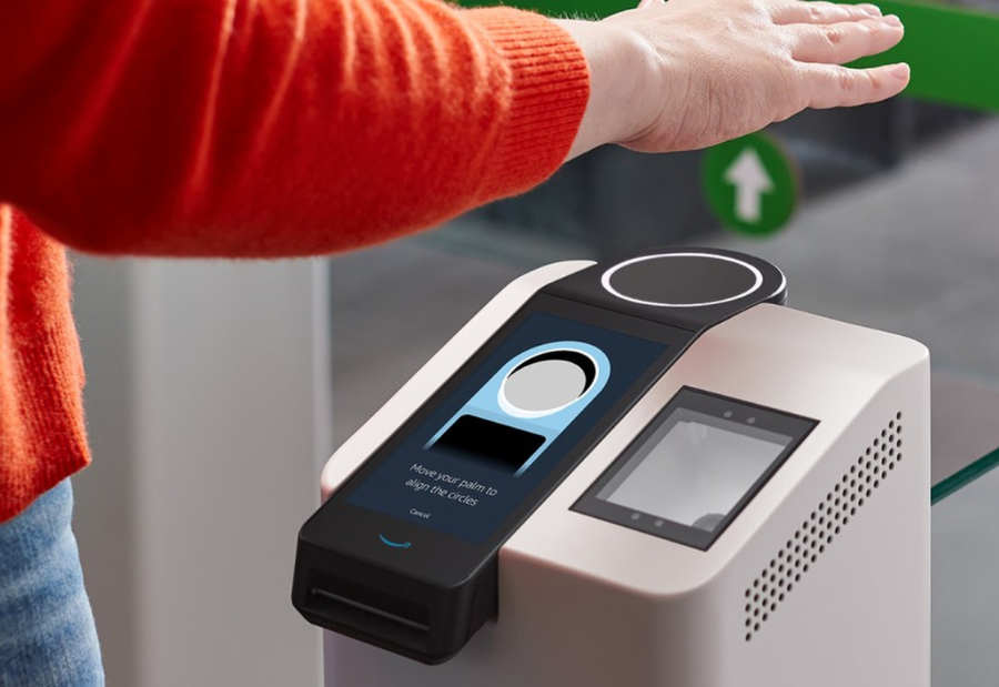 Amazon wants companies to let workers enter the office using its palm-scanning technology