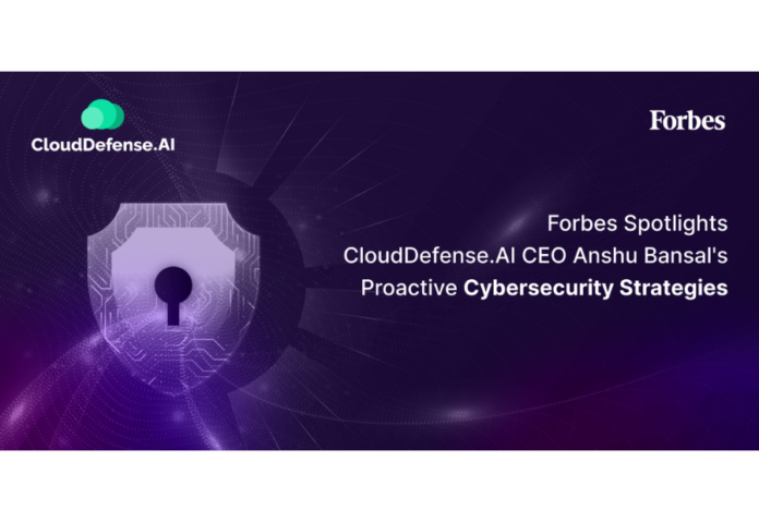 Forbes Spotlights CloudDefense.AI CEO Anshu Bansal's Proactive Cybersecurity Strategies Forbes Spotlights CloudDefense.AI CEO Anshu Bansal's Proactive Cybersecurity Strategies