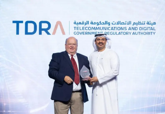TDRA wins the Telecom Review Excellence Award for best digital outreach in the Middle East TDRA wins the Telecom Review Excellence Award for best digital outreach in the Middle East