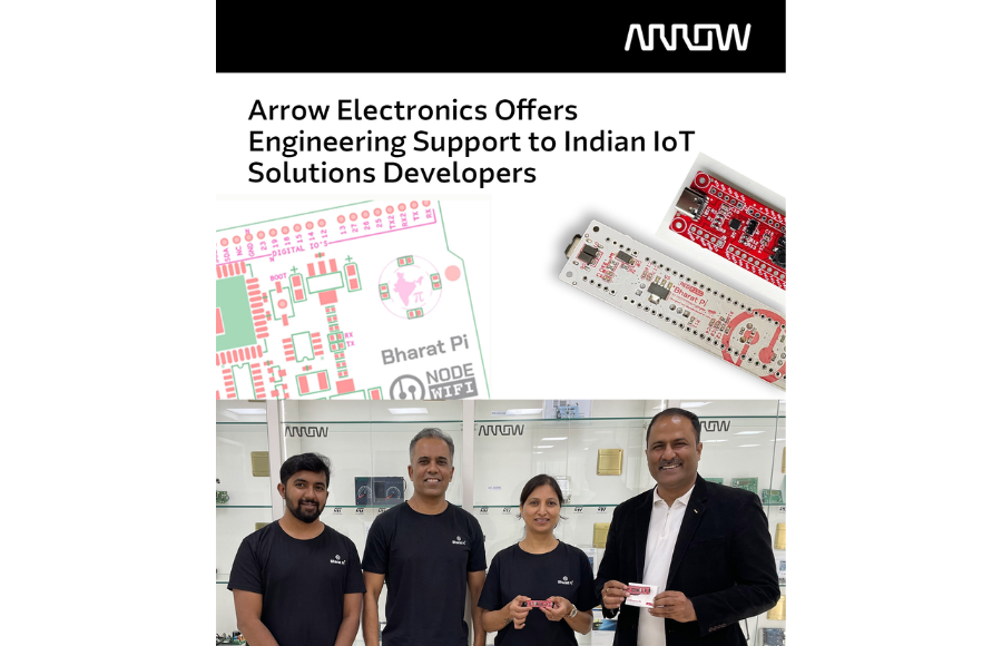 Arrow Electronics Offers Engineering Support to Indian IoT Solutions Developers