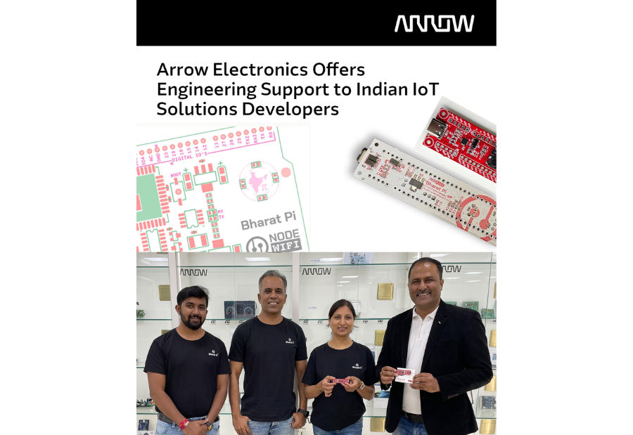 Arrow Electronics Offers Engineering Support to Indian IoT Solutions Developers