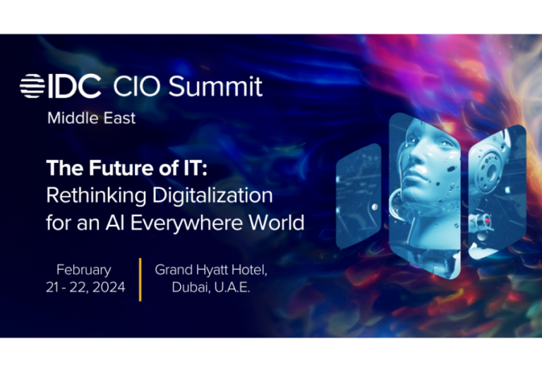 IDC Unveils Visionary Theme for 2024 Middle East CIO Summit as It Prepares to Explore the Reality of an 'AI Everywhere' World