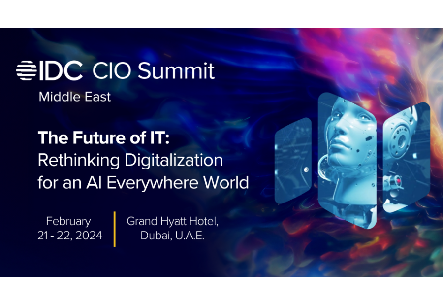 IDC Unveils Visionary Theme for 2024 Middle East CIO Summit as It Prepares to Explore the Reality of an 'AI Everywhere' World