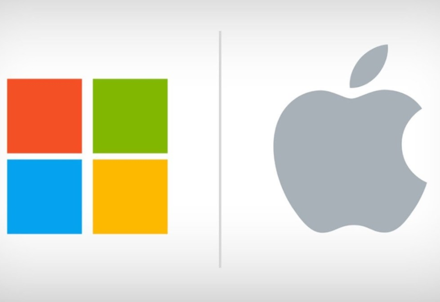 Investors believe Microsoft's stock market valuation to surpass Apple
