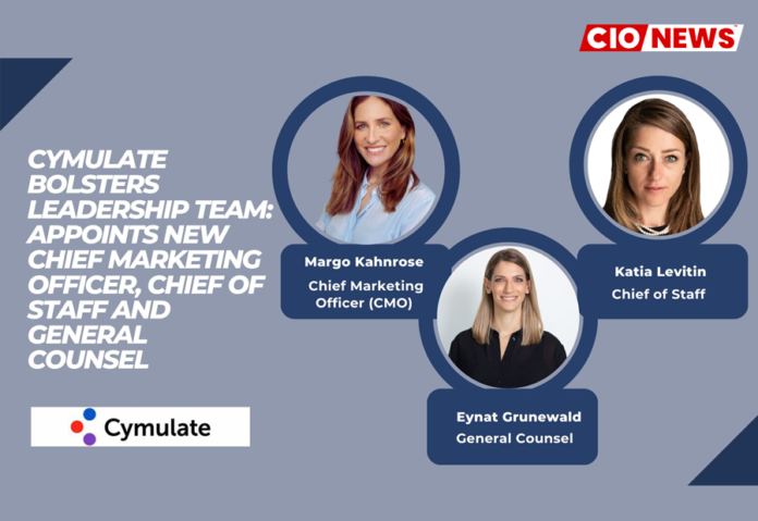 Cymulate Bolsters Leadership Team: Appoints New Chief Marketing Officer, Chief of Staff and General Counsel Cymulate Bolsters Leadership Team: Appoints New Chief Marketing Officer, Chief of Staff and General Counsel