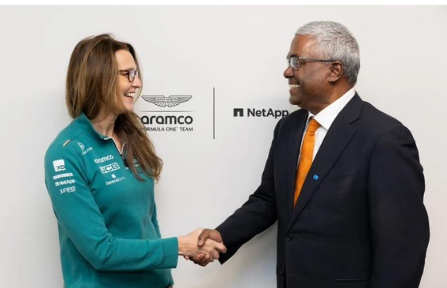 Aston Martin Aramco Formula One® Team and NetApp renew partnership