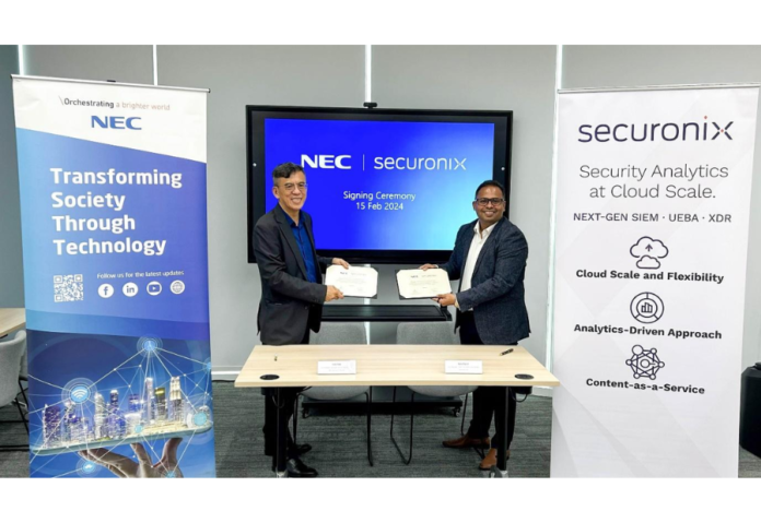 NEC and Securonix Forge Strategic Alliance to Strengthen Advanced Cyber Defence Solutions NEC and Securonix Forge Strategic Alliance to Strengthen Advanced Cyber Defence Solutions