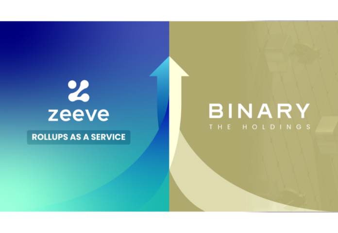 Leading Web3 Infrastructure Innovation: The Binary Holdings Partners with Zeeve to Launch Layer-2 Chain Leading Web3 Infrastructure Innovation: The Binary Holdings Partners with Zeeve to Launch Layer-2 Chain