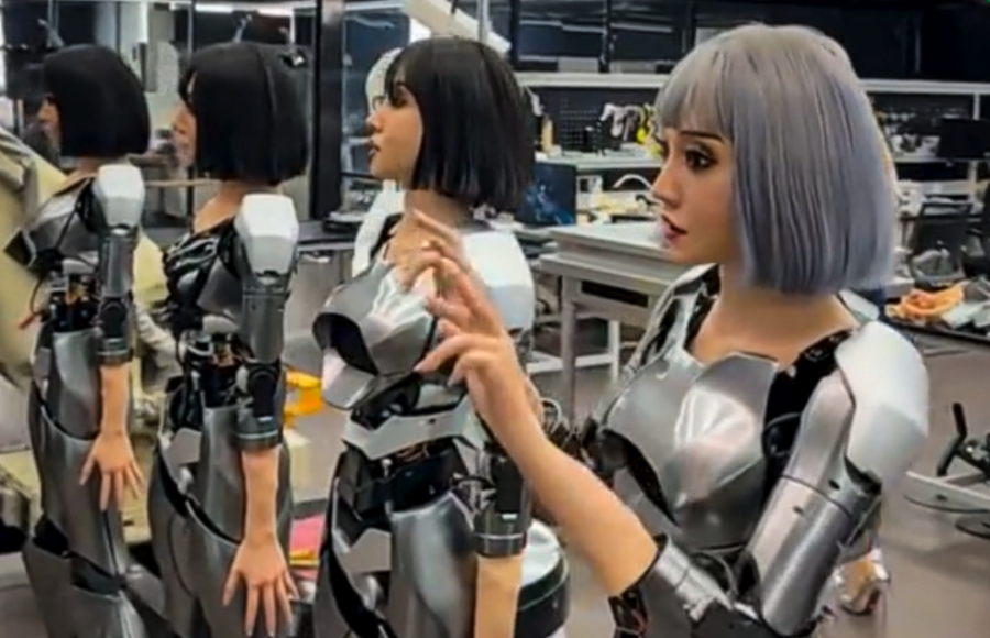 Ex-Robots in China creates humanoid robots with improved face mobility
