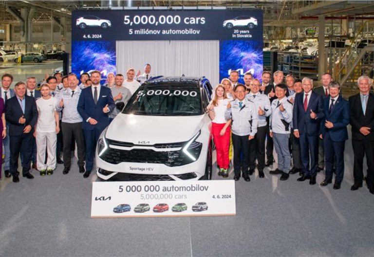 Kia Slovakia reaches five million automobile and SUV production milestone