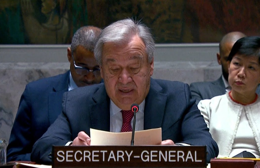Head of UN issues warning about dangers of 