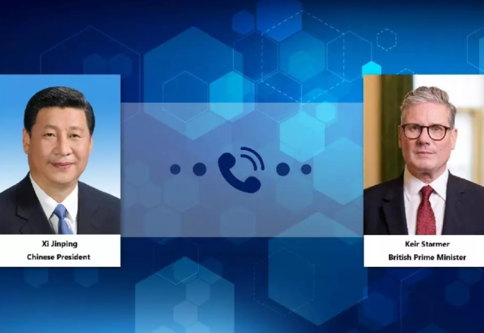China's Xi and British PM talk about AI cooperation China's Xi and British PM talk about AI cooperation