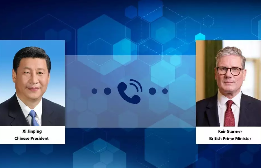 China's Xi and British PM talk about AI cooperation