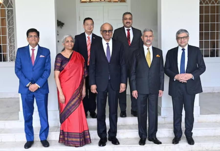 Visit of Indian Ministers to Singapore for the Second India-Singapore Ministerial Roundtable (ISMR), 26 August 2024