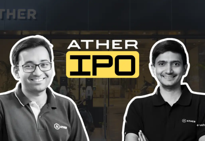 Ather Energy files for IPO worth 3,100 crore Ather Energy files for IPO worth 3,100 crore
