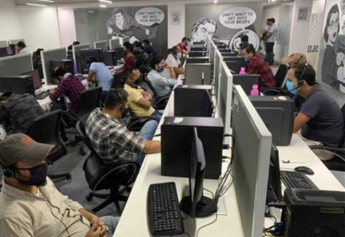Four got detained for running a fake call center with scamming a businessman of Rs 11 lakh Four got detained for running a fake call center with scamming a businessman of Rs 11 lakh