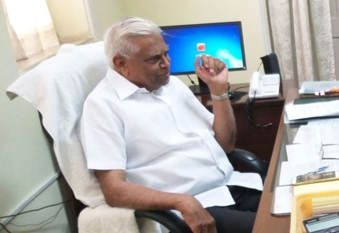 Cybercriminals target former Union home secretary K Padmanabhaiah Cybercriminals target former Union home secretary K Padmanabhaiah
