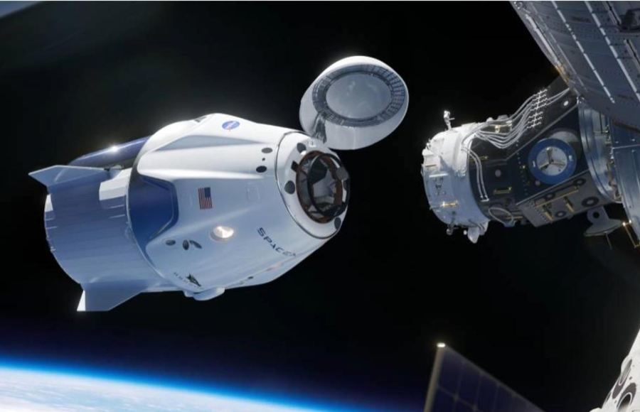SpaceX astronaut rescue capsule docks at the International Space Station