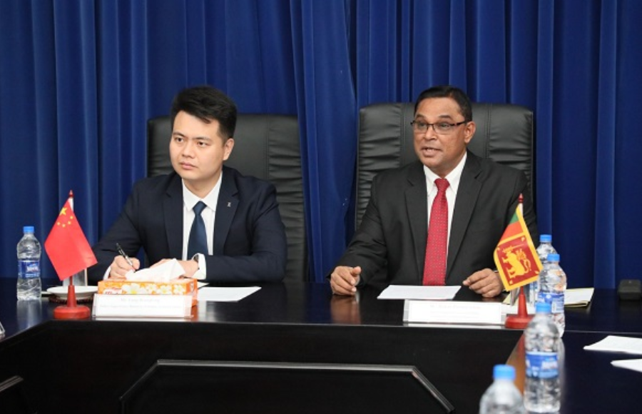 China deploys law enforcement officers to Sri Lanka following a request from the latter to combat 'cybercrime'