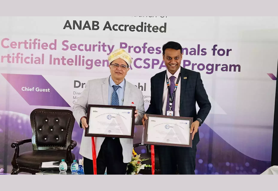 CERT-In & SISA Launches First of its kind ANAB-Accredited AI Security Certification (CSPAI) Program