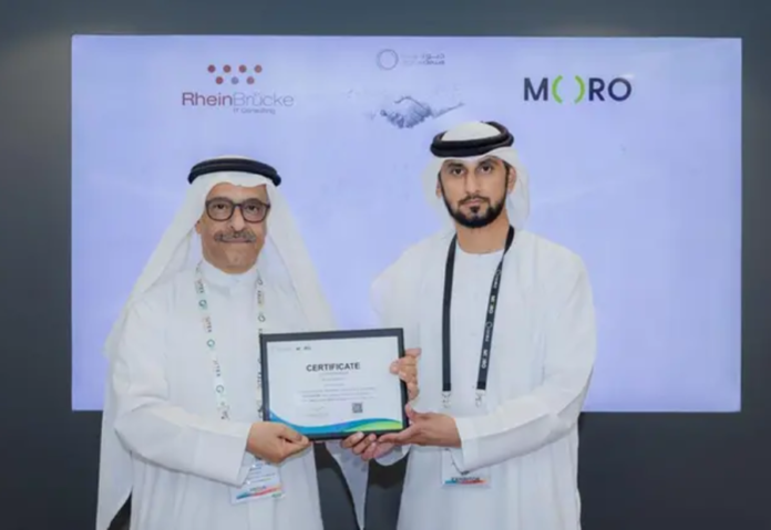 Moro Hub presents RheinBrucke with Green Certificate for sustainable cloud adoption Moro Hub presents RheinBrucke with Green Certificate for sustainable cloud adoption