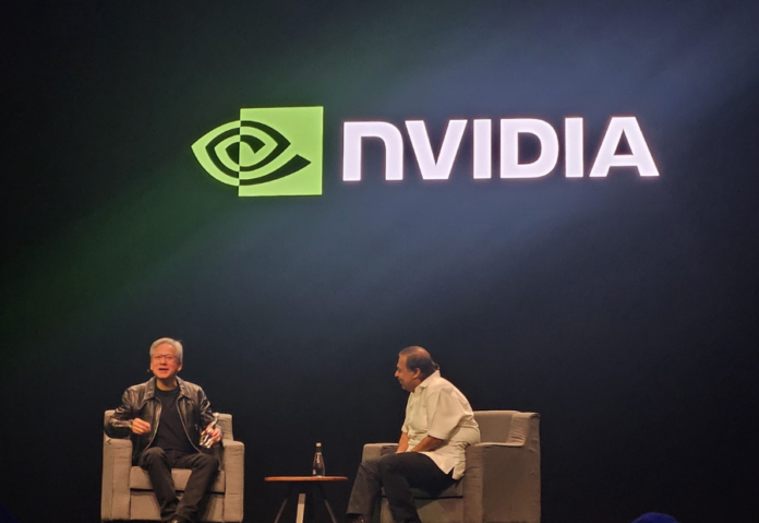 Nvidia CEO and Mukesh Ambani at the AI Summit 2024 discuss to make India an AI Hub Nvidia CEO and Mukesh Ambani at the AI Summit 2024 discuss to make India an AI Hub