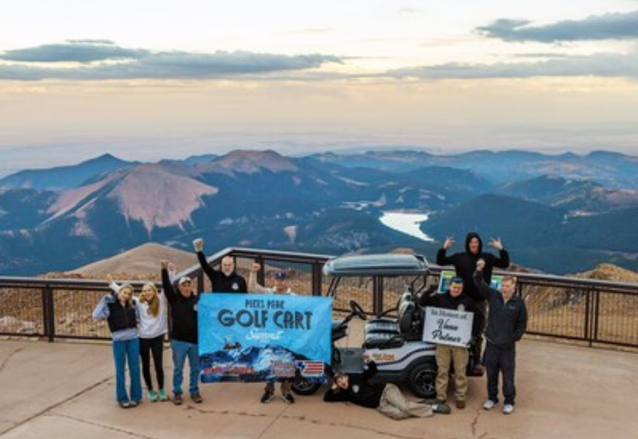 Trojan Lithium OnePack™ Powers Golf Cart to Top of Pikes Peak