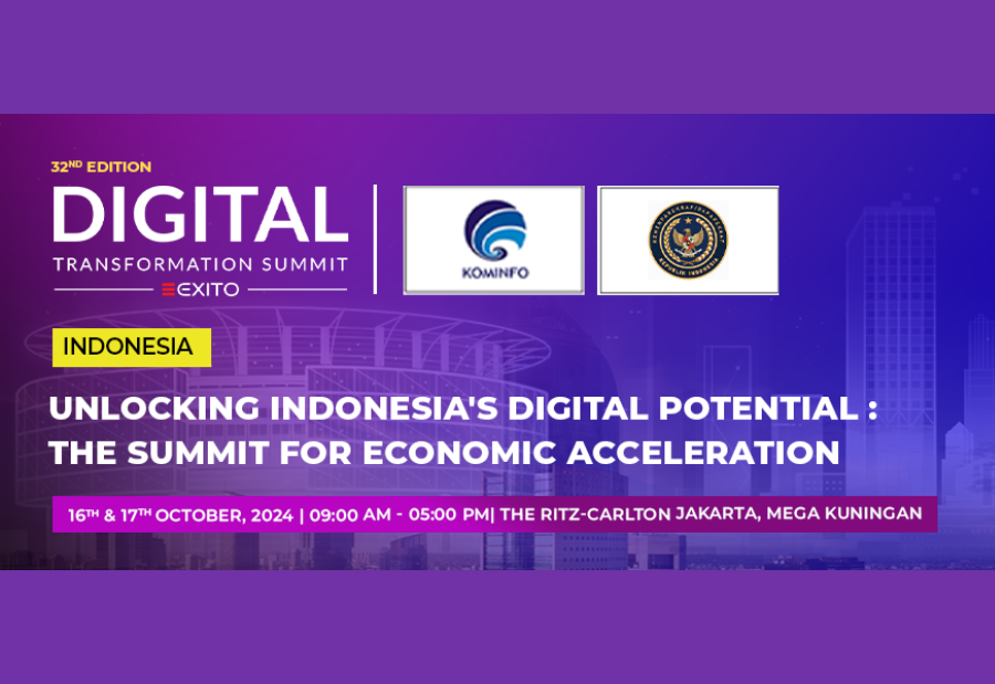 Indonesia’s Path to Society 5.0: Driving Digital Innovation at the Digital Transformation Summit Physical Conference on October 16-17, 2024, Jakarta, Ritz Carlton, Mega Kuningan