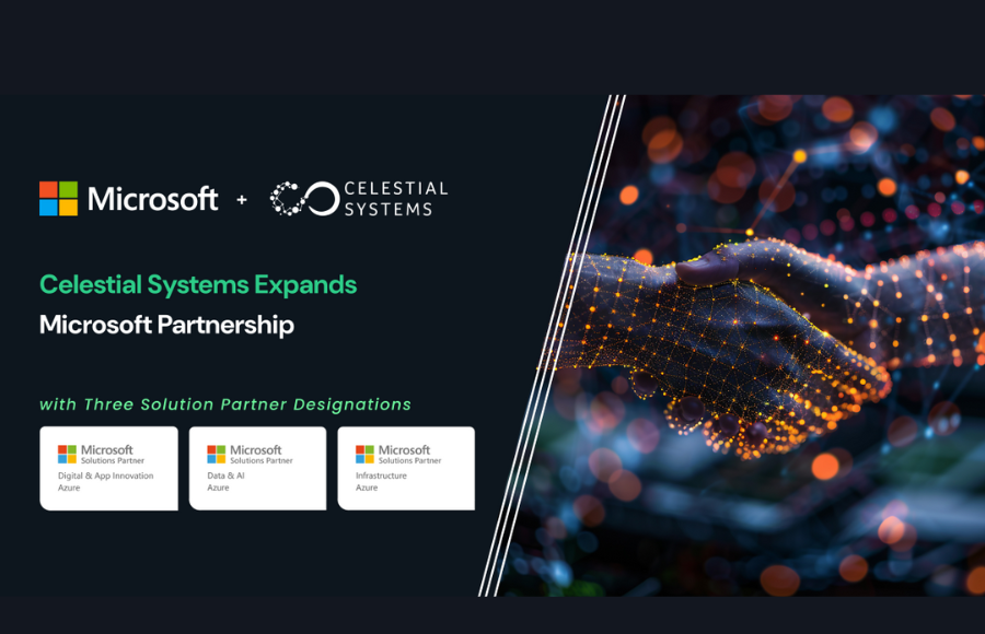 Celestial Systems Expands Microsoft Partnership with Three Solution Partner Designations
