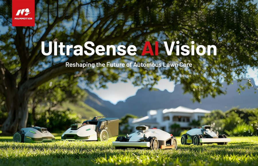 MAMMOTION presents the next generation of robotic lawnmowers with new AI Vision technology at CES 2025
