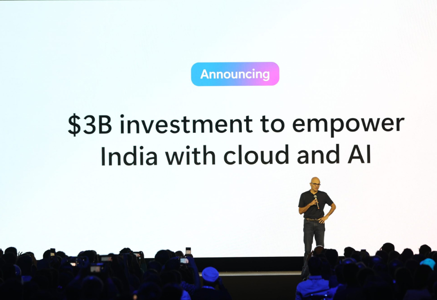 Microsoft plans to invest $3 billion in India to expand key cloud and AI capabilities