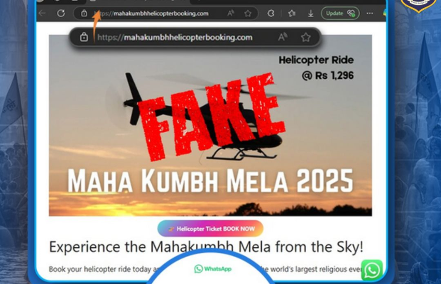 Mumbai Police Crack Down on Fake Helicopter Ride Scam at Mahakumbh
