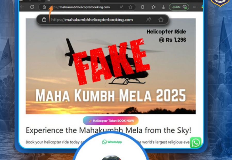 Mumbai Police Crack Down on Fake Helicopter Ride Scam at Mahakumbh