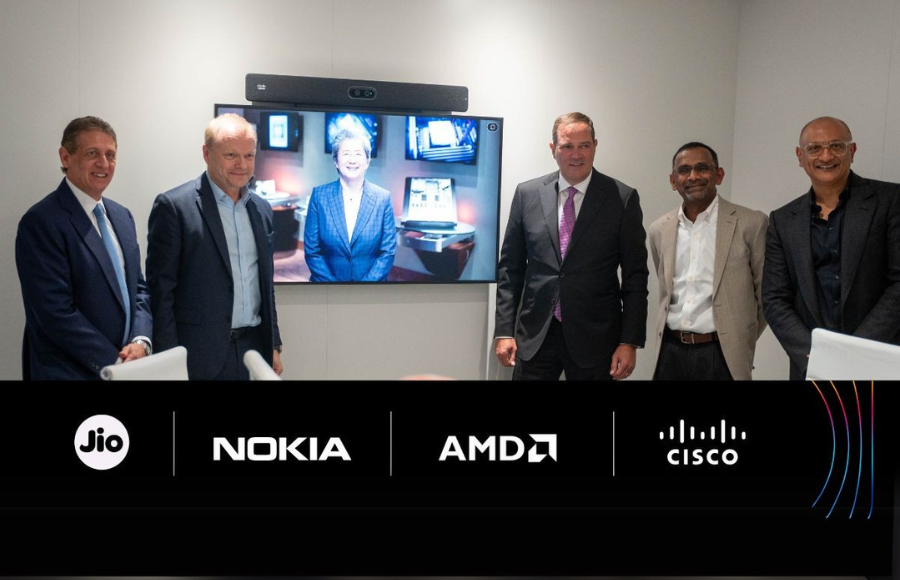 Jio Platforms, AMD, Cisco, and Nokia partnered to launch Open Telecom AI platform