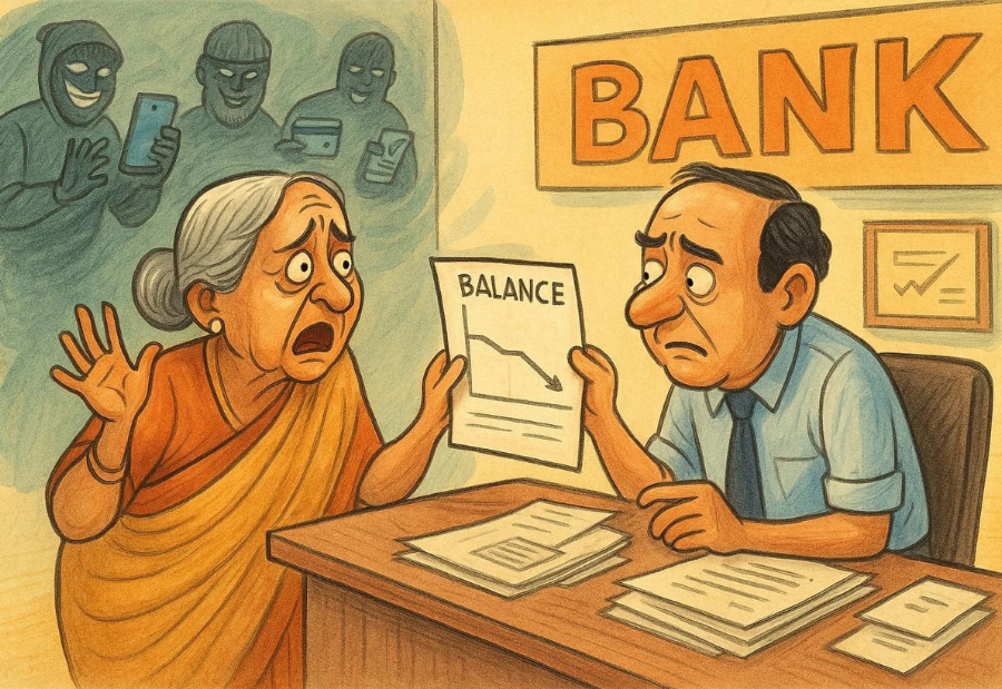 Chandigarh FD Scam: ₹8 Lakh Stolen in Sophisticated Cyber Heist Despite Bank Safeguards