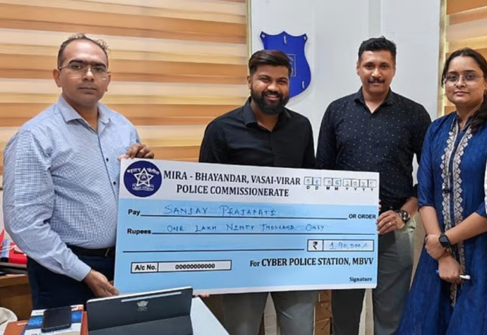 Vasai Cyber Police Recover ₹7.71 Lakh Lost In Online Investment Scam