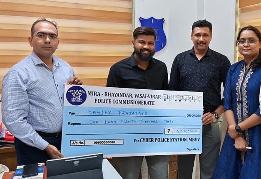 Vasai Cyber Police Recover ₹7.71 Lakh Lost In Online Investment Scam