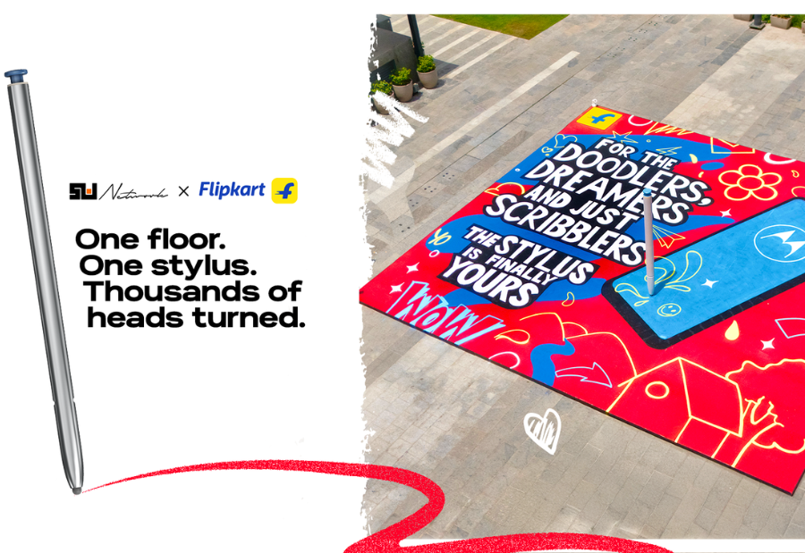 SW Network and Flipkart Unveil India’s First Mall Floor Doodle Activation